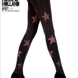 House of Holland Reverse Star Tights